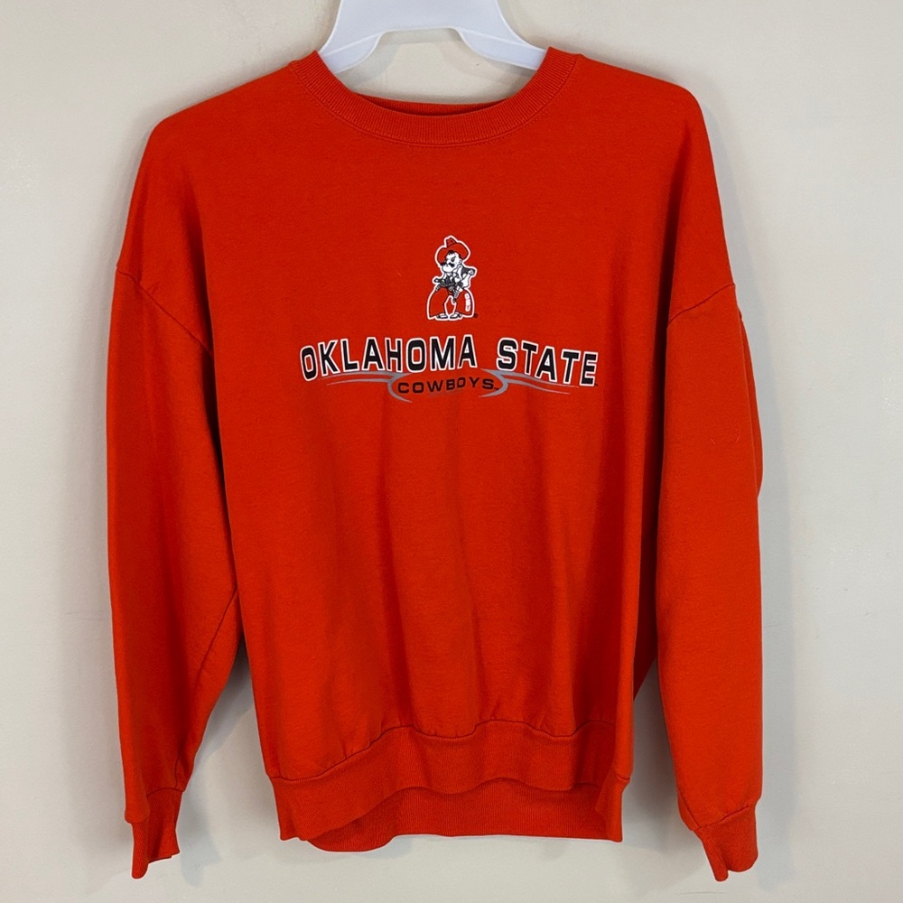 Vintage Red Oak Orange Oklahoma State Cowboys Sweatshirt